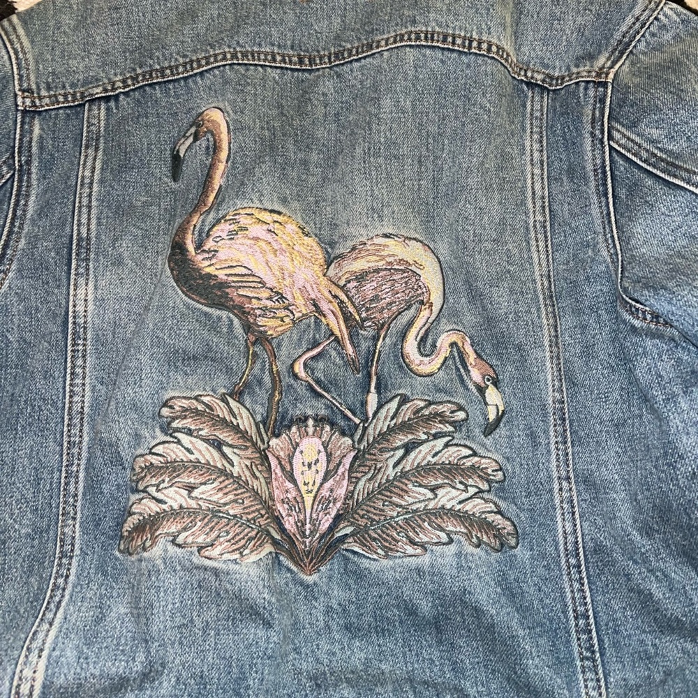 Oversized embroidered BDG Jean Jacket